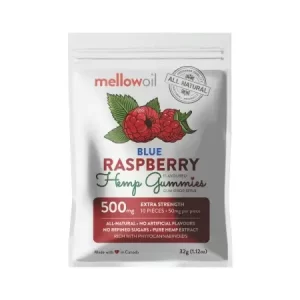 Mellow All-Natural EXTRA Strength Hemp Gummies 500mg